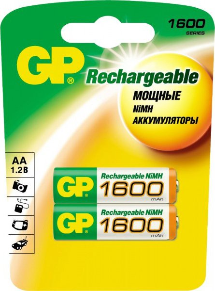 Аккумулятор GP R06 1600 AAHC BL2 Аккумулятор GP R06 1600 AAHC BL2