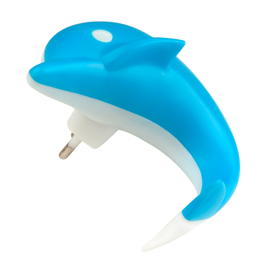 DTL-301-Дельфин/Blue/4LED/0,5W Светильник-ночник. Без выключателя. Блистер DTL-301-Дельфин/Blue/4LED/0,5W Светильник-ночник. Без выключателя. Блистер