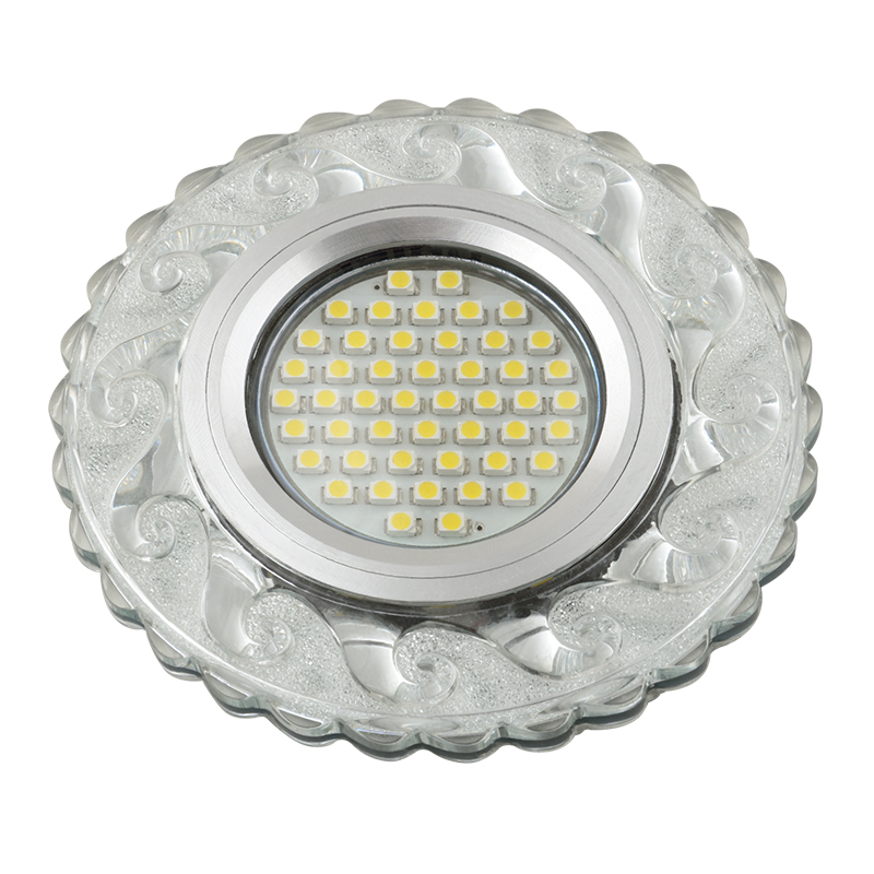 DLS-L139 GU5.3 GLASSY/CLEAR Светильник декоративный встраиваемый, серия Luciole. Без лампы, цоколь G DLS-L139 GU5.3 GLASSY/CLEAR Светильник декоративный встраиваемый, серия Luciole. Без лампы, цоколь G