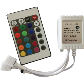 Контроллер 12V 144W 12A RGB с ИК пультом Ecola
